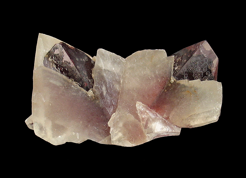 Mariposa Calcite with Hematite, Santa Eulalia District, Municipio de Aquiles Serd&aacute;n, Chihuahua, Mexico